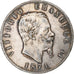 Coin, Italy, Vittorio Emanuele II, 5 Lire, 1874, Milan, VF(30-35), Silver