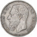 Coin, Belgium, Leopold II, 5 Francs, 5 Frank, 1867, Brussels, VF(30-35), Silver