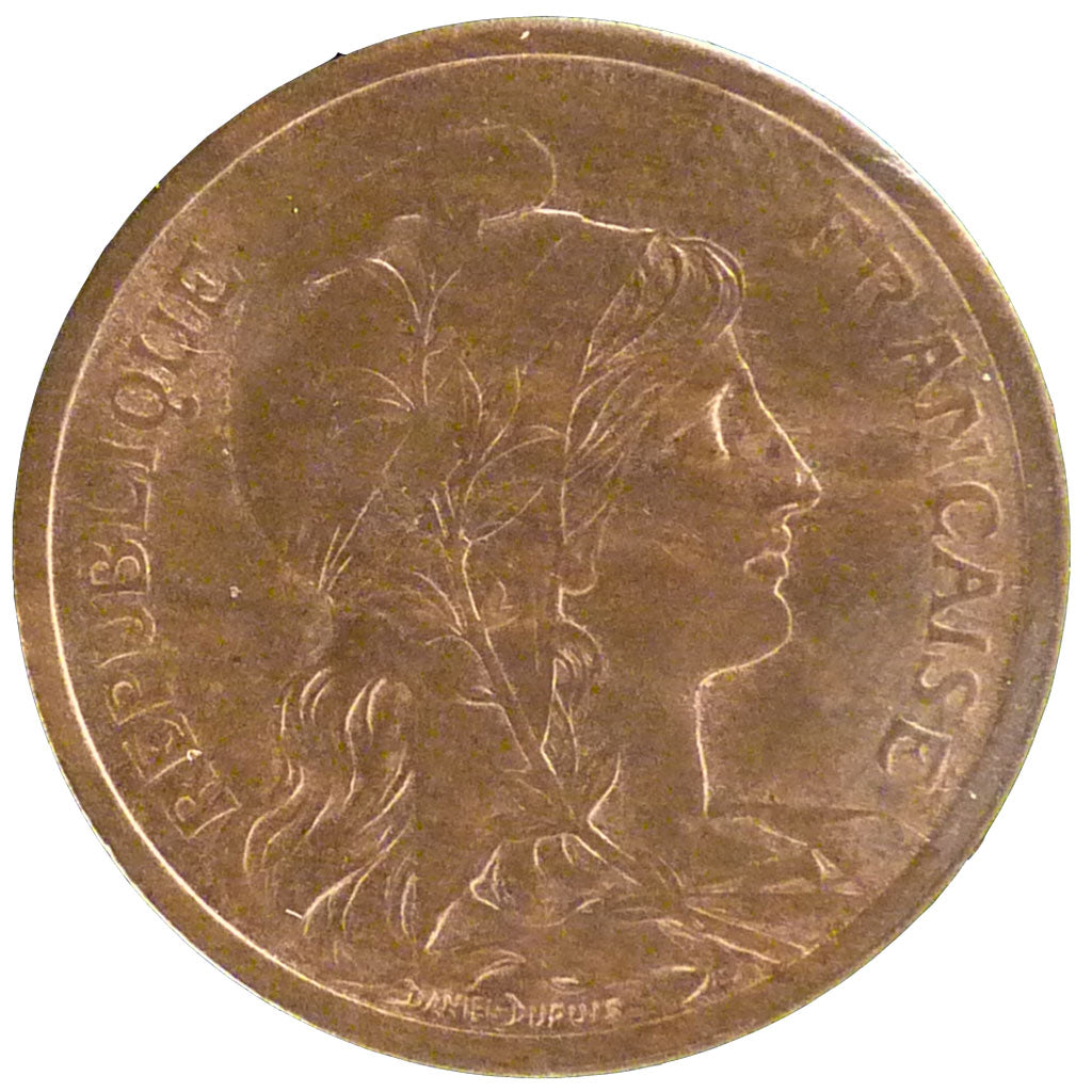 Francia, Dupuis, 2 Centimes, 1914, Paris, SPL-, Bronzo, Gadoury:107