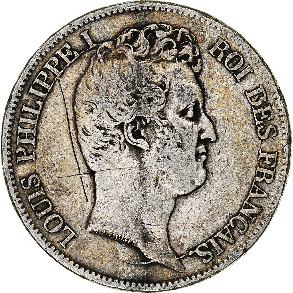Moneta, Francia, Louis-Philippe, 5 Francs, 1831, Bayonne, B+, Argento, KM:735.8