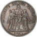 Coin, France, Hercule, 5 Francs, 1874, Paris, VF(30-35), Silver, KM:820.1