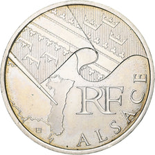 France, 10 Euro, Alsace, Euros des régions, 2010, SUP+, Argent