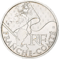 France, 10 Euro, Franche-Comté, 2010, Paris, MS(60-62), Silver, KM:1653