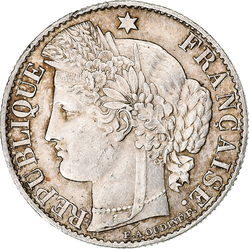 Moneta, Francia, Cérès, 50 Centimes, 1895, Paris, SPL, Argento, KM:834.1