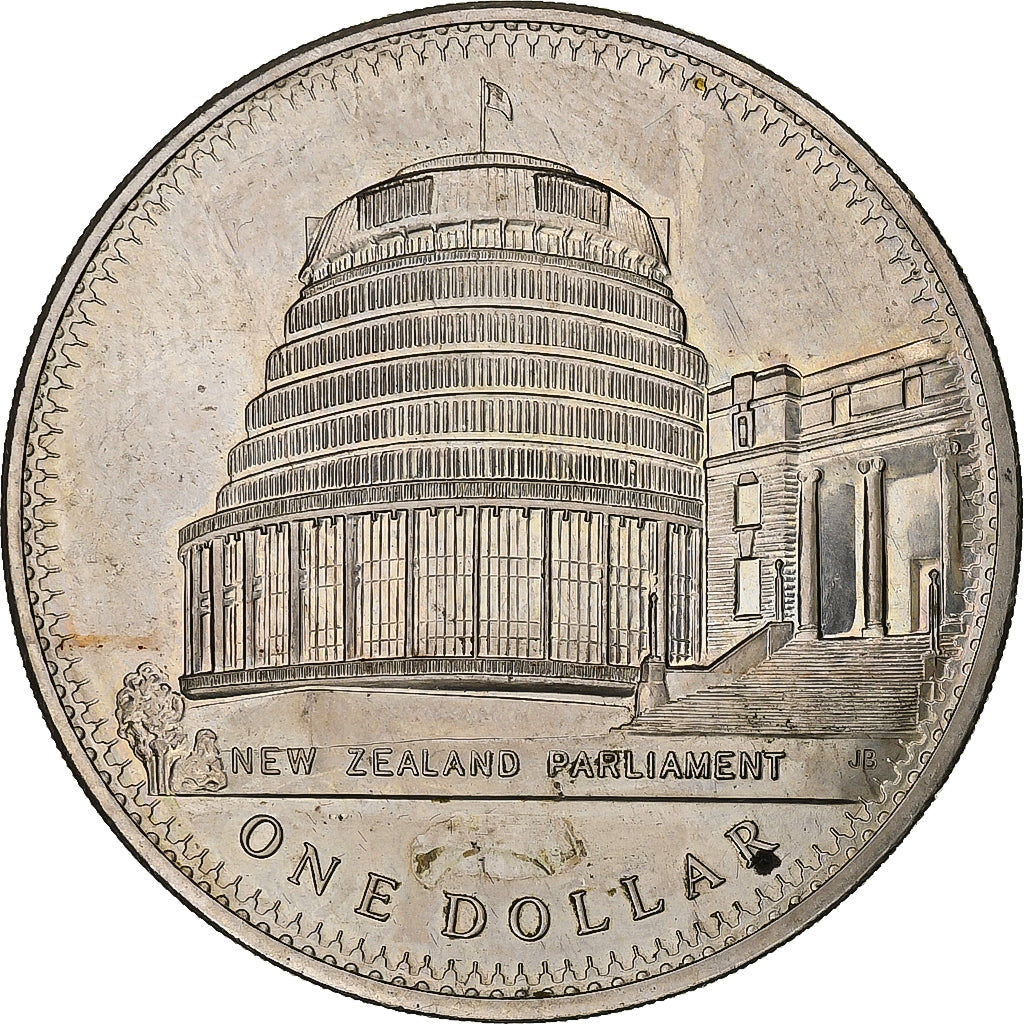 Coin, New Zealand, Elizabeth II, Dollar, 1978, MS(60-62), Copper-nickel, KM:47