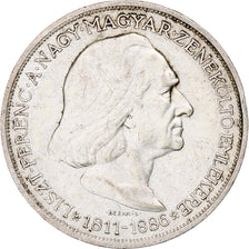 Coin, Hungary, 2 Pengö, 1936, Budapest, AU(50-53), Silver, KM:515