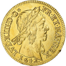 Moneta, Francja, Louis XIII, Louis d'Or, 1642, Paris, AU(50-53), Złoto
