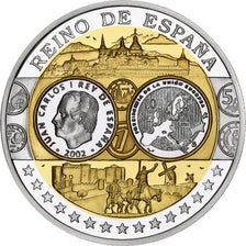 Spain, Medal, L'Europe, Espagne, Politics, Society, War, FDC, MS(65-70), Silver