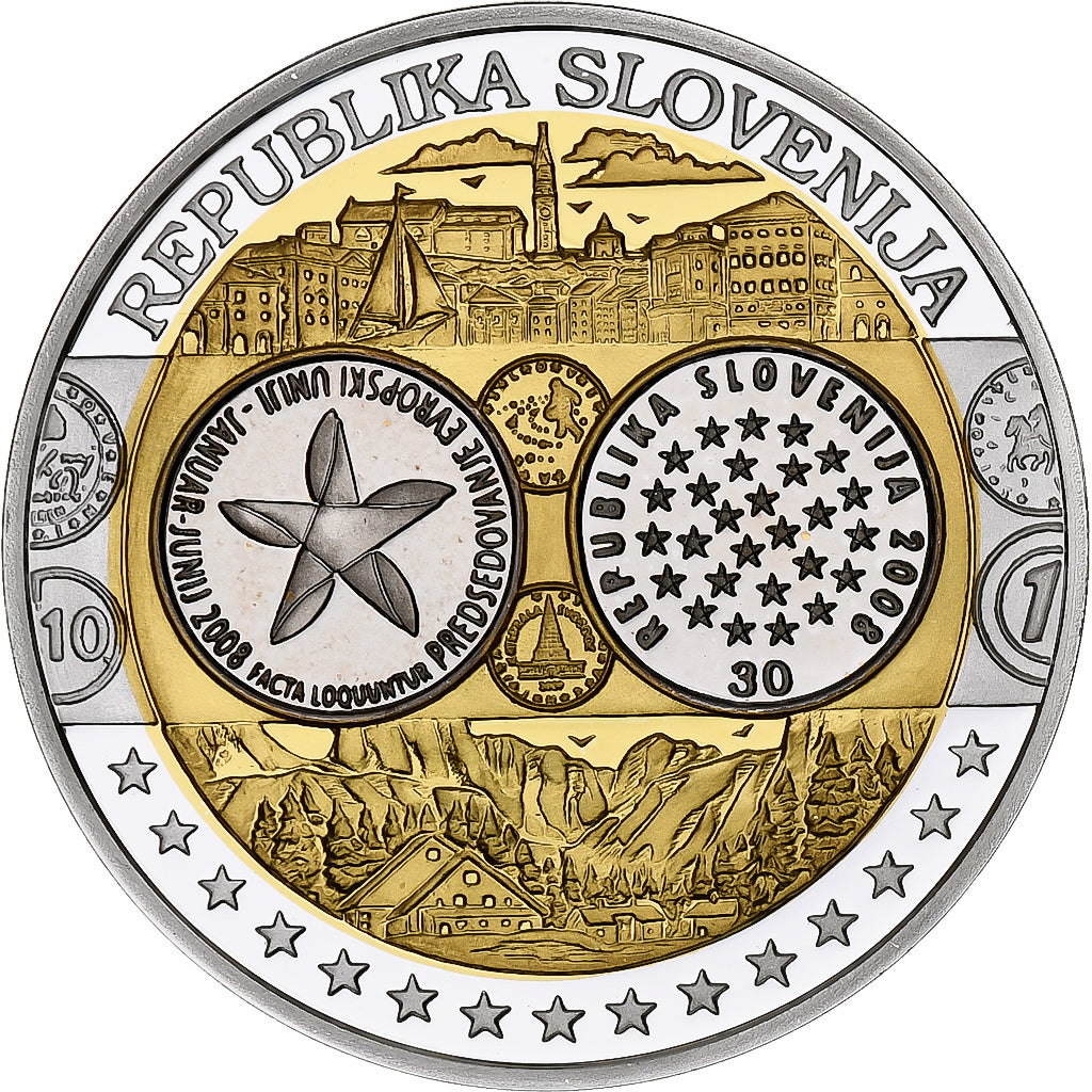 Slovénie, Médaille, Euro, Europa, FDC, Argent