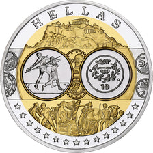 Greece, Medal, Euro, Europa, MS(65-70), Silver