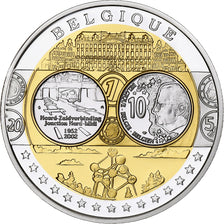 Belgium, Medal, L'Europe, Politics, Society, War, MS(65-70), Silver