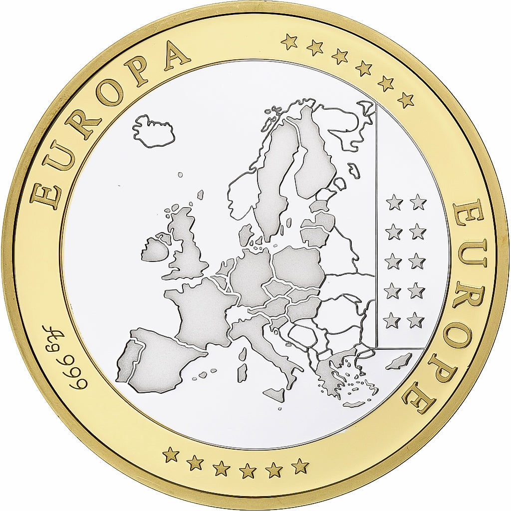 Malte, Médaille, Euro, Europa, Politics, FDC, FDC, Argent