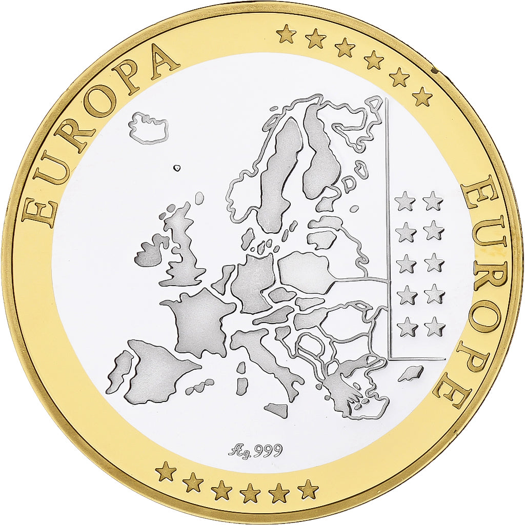 Malta, Medal, Euro, Europa, MS(65-70), Silver