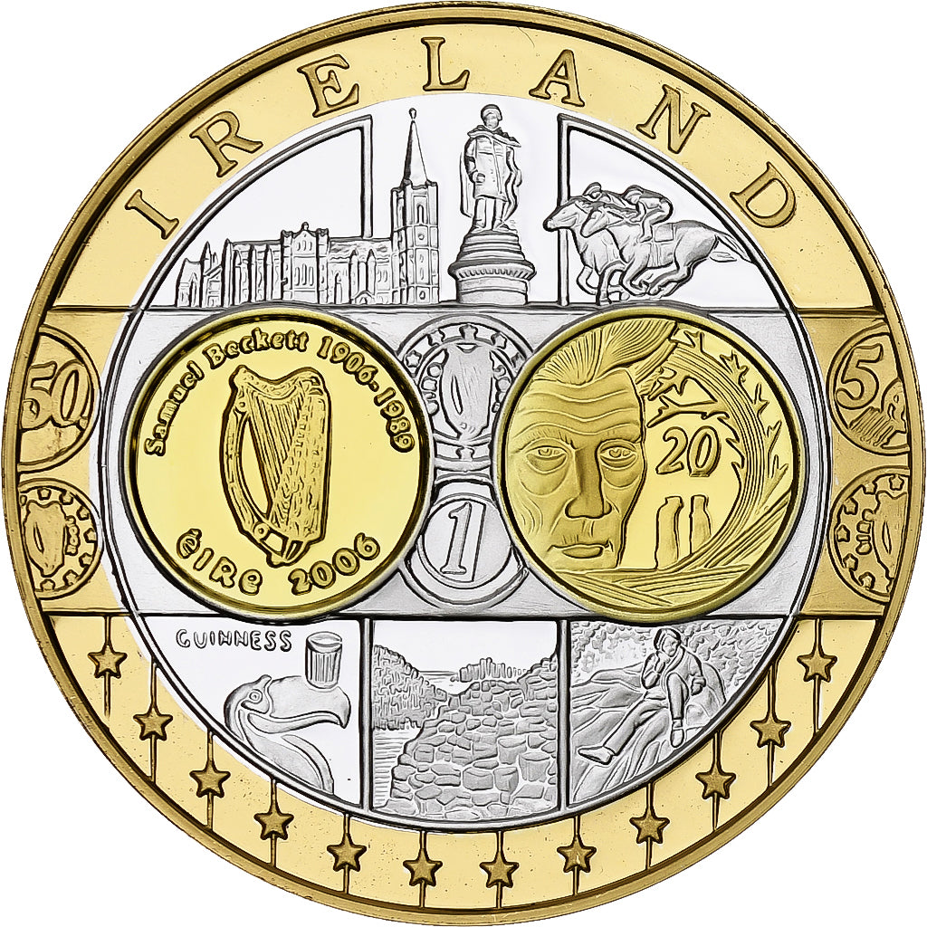 Irlande, Médaille, Euro, Europa, Politics, FDC, FDC, Argent