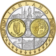 Irlande, Médaille, Euro, Europa, Politics, FDC, FDC, Argent