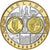 Irlandia, medal, Euro, Europa, Politics, FDC, MS(65-70), Srebro