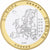 Ierland, Medaille, Euro, Europa, Politics, FDC, FDC, Zilver