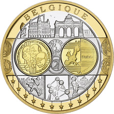 Belgium, Medal, Euro, Europa, MS(65-70), Silver