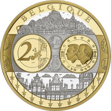 Belgique, Médaille, Euro, Europa, FDC, Argent