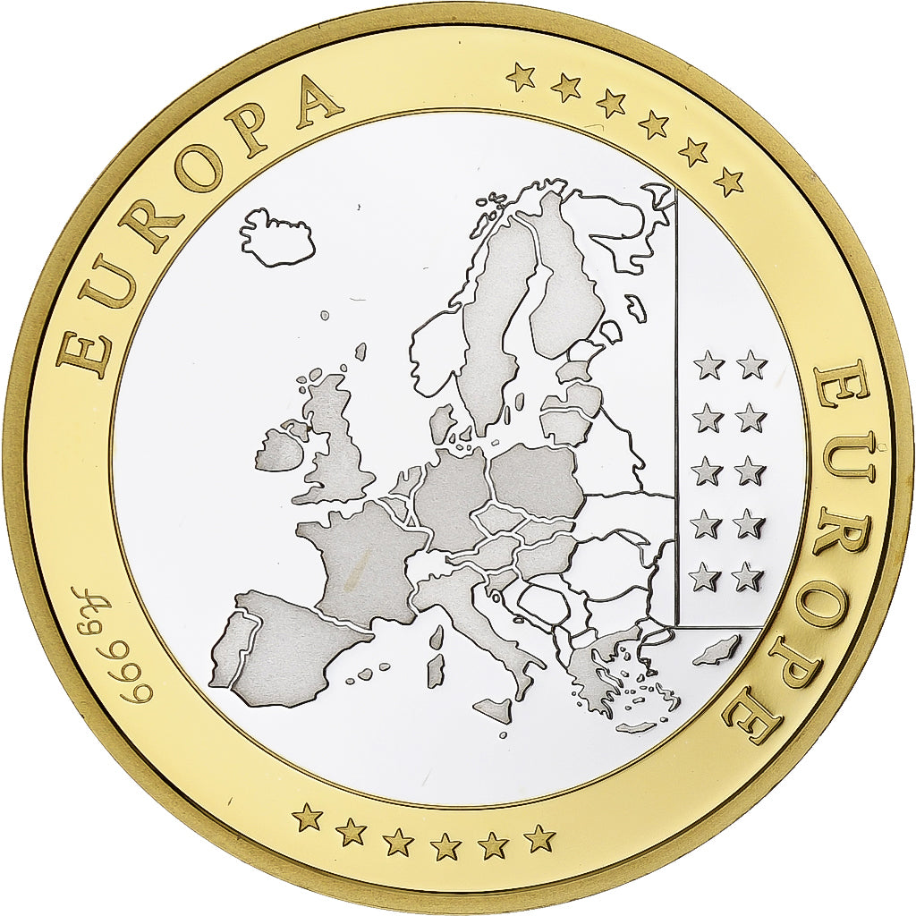 Belgique, Médaille, Euro, Europa, FDC, Argent