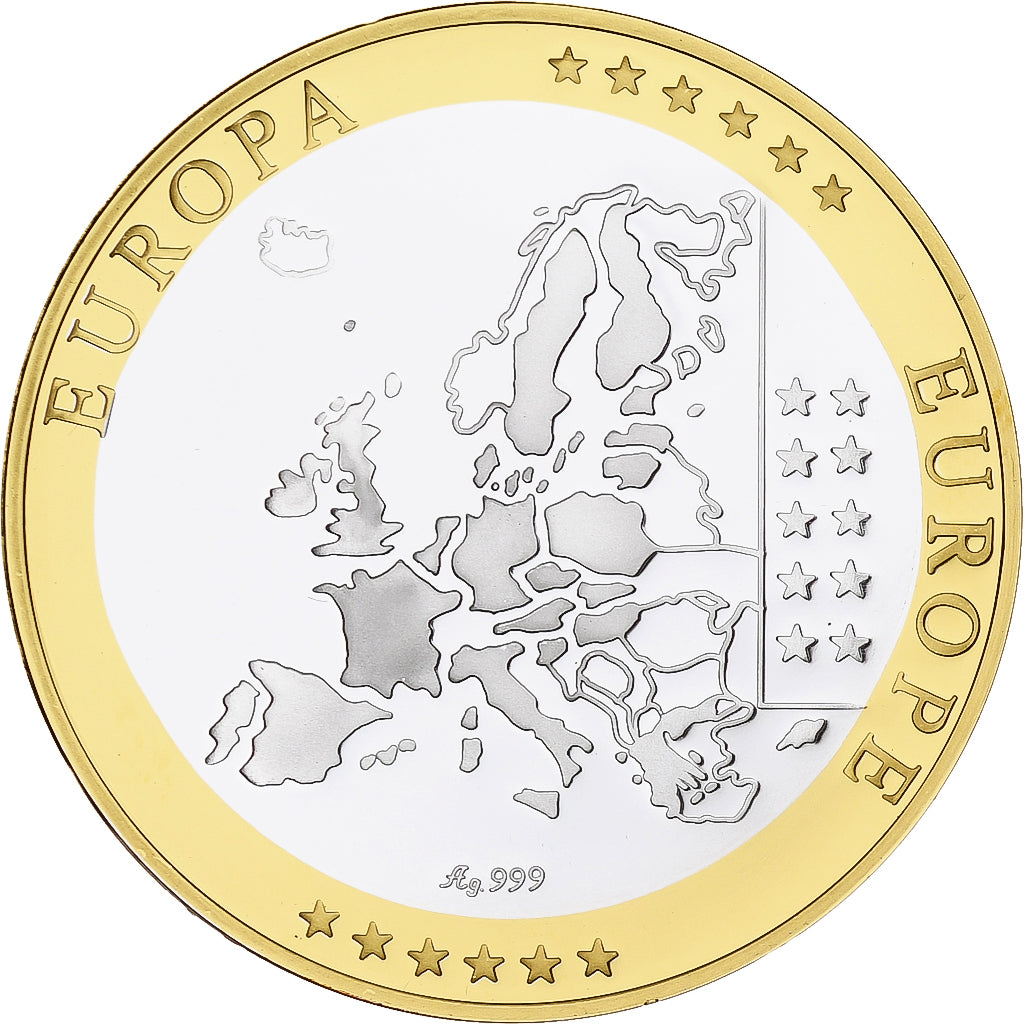 Grèce, Médaille, L'Europe, Politics, FDC, Argent
