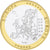 Luxemburgo, medalla, Euro, Europa, FDC, Plata