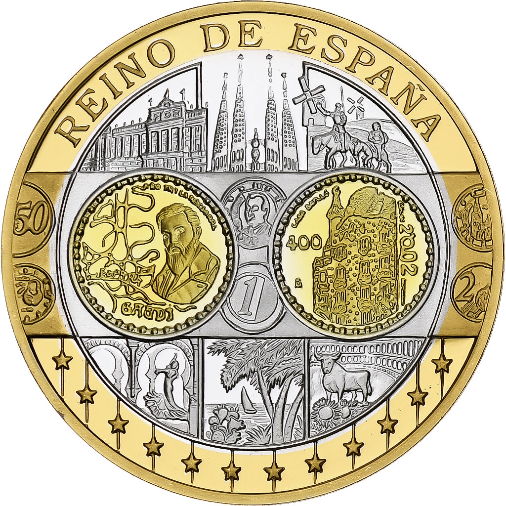 Spain, Medal, Euro, Europa, MS(65-70), Silver