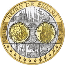 Spain, Medal, Euro, Europa, MS(65-70), Silver