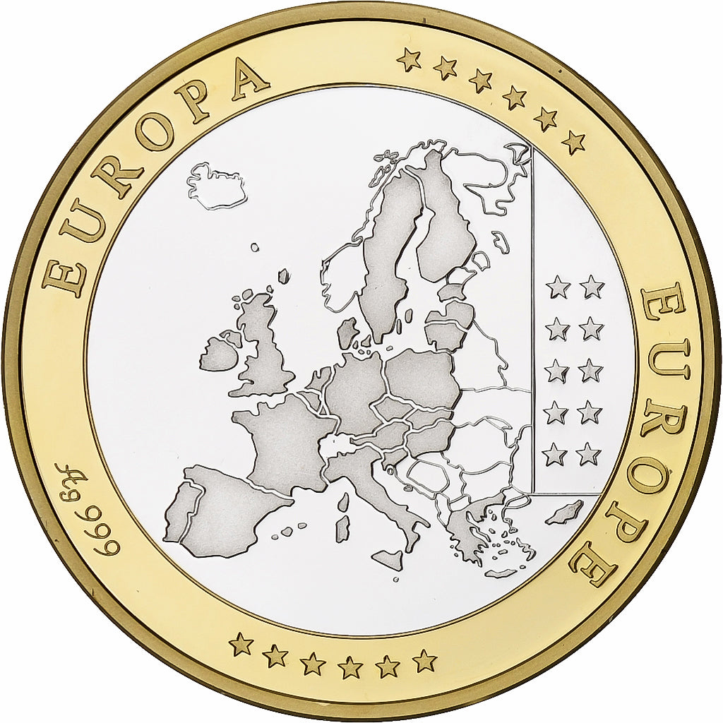 Italy, Medal, L'Europe, L'Italie, MS(65-70), Silver
