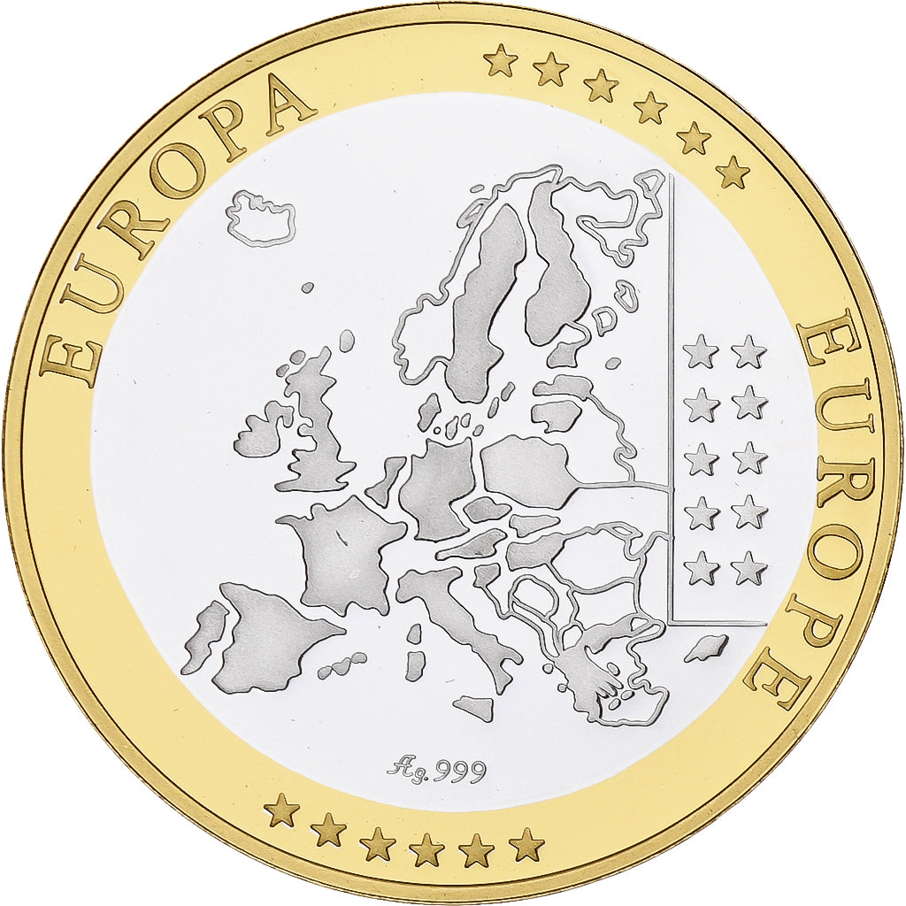Italy, Medal, L'Europe, L'Italie, MS(65-70), Silver