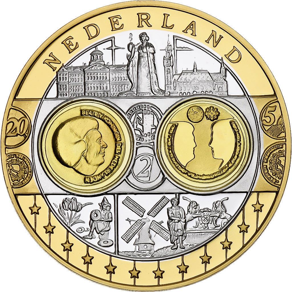 Netherlands, Medal, L'Europe, Politics, Society, War, MS(65-70), Silver