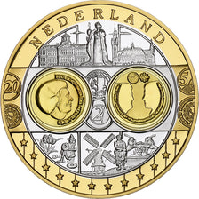 Netherlands, Medal, L'Europe, Politics, Society, War, MS(65-70), Silver