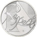 France, 25 Euro, Respect, 2013, Paris, MS(65-70), Silver
