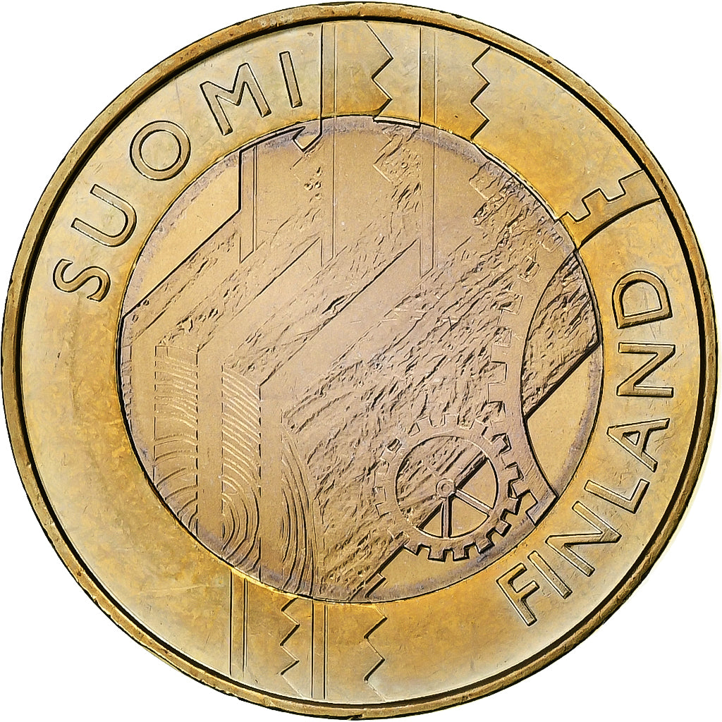 Finlande, 5 Euro, Provinces - Uusimaa, 2011, Vantaa, SUP+, Bimétallique, KM:160