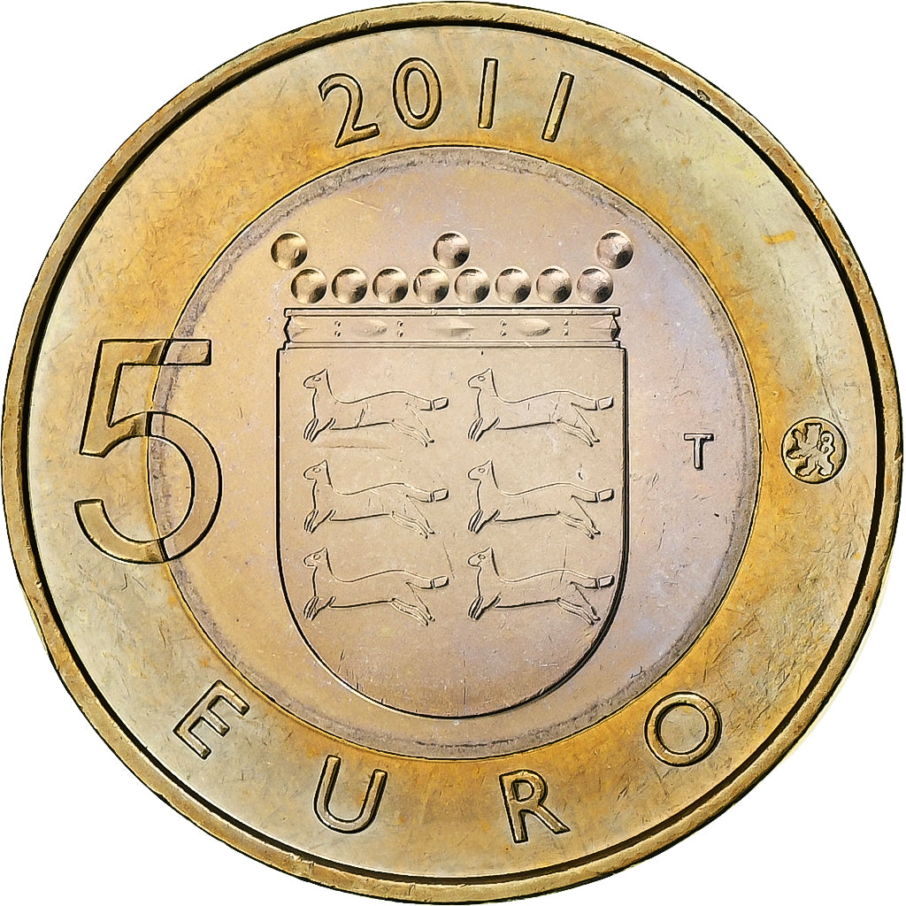 Finnland, 5 Euro, Provinces - Northern Ostrobothnia, 2011, Vantaa, VZ+