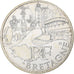 France, 10 Euro, 2011, Paris, Bretagne, MS(63), Silver, KM:1730
