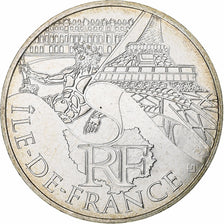 France, 10 Euro, Monnaie de Paris, Ile De France, 2011, Paris, Silver, MS(63)
