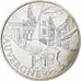 France, 10 Euro, 2011, Paris, Auvergne, MS(63), Silver, KM:1728