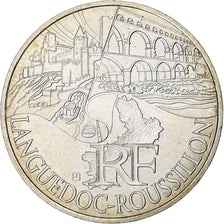 France, 10 Euro, 2011, Paris, Languedoc roussillon, MS(63), Silver, KM:1741