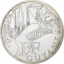 France, 10 Euro, Guyane, Euros des régions, 2011, FDC, MS(63), Silver