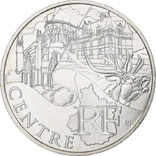 France, 10 Euro, Centre, 2011, Paris, Centre, MS(60-62), Silver, KM:1732