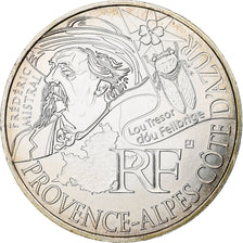 France, 10 Euro, Provence-Alpes-Cote d'Azur, 2012, Paris, SPL+, Argent, KM:1884