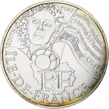 France, 10 Euro, 2012, Paris, Ile De France, MS(63), Silver, KM:1875