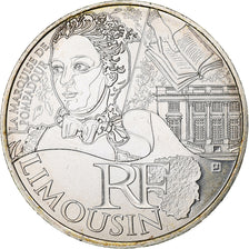 Frankrijk, 10 Euro, Limousin, 2012, Paris, UNC-, Zilver, KM:1878
