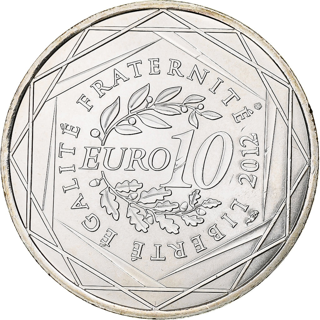 Frankrijk, 10 Euro, Limousin, 2012, Paris, UNC-, Zilver, KM:1878