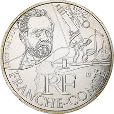 Francja, 10 Euro, Franche-Comté, 2012, Paris, MS(63), Srebro, KM:1871