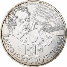 Francja, 10 Euro, Languedoc-Rousillon, 2012, Paris, MS(63), Srebro