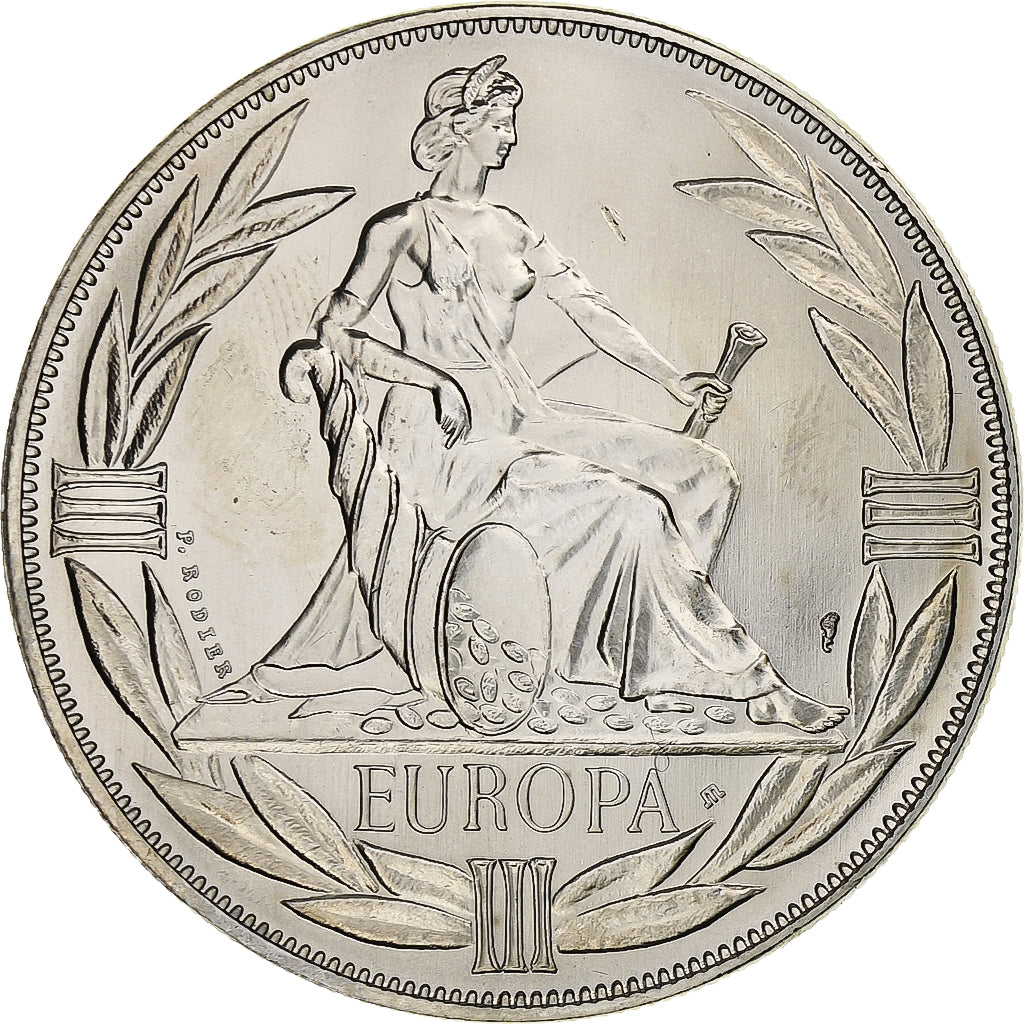 France, Médaille, Ecu Europa, Europe Assise, 1983, Rodier, SPL, Cupro-nickel