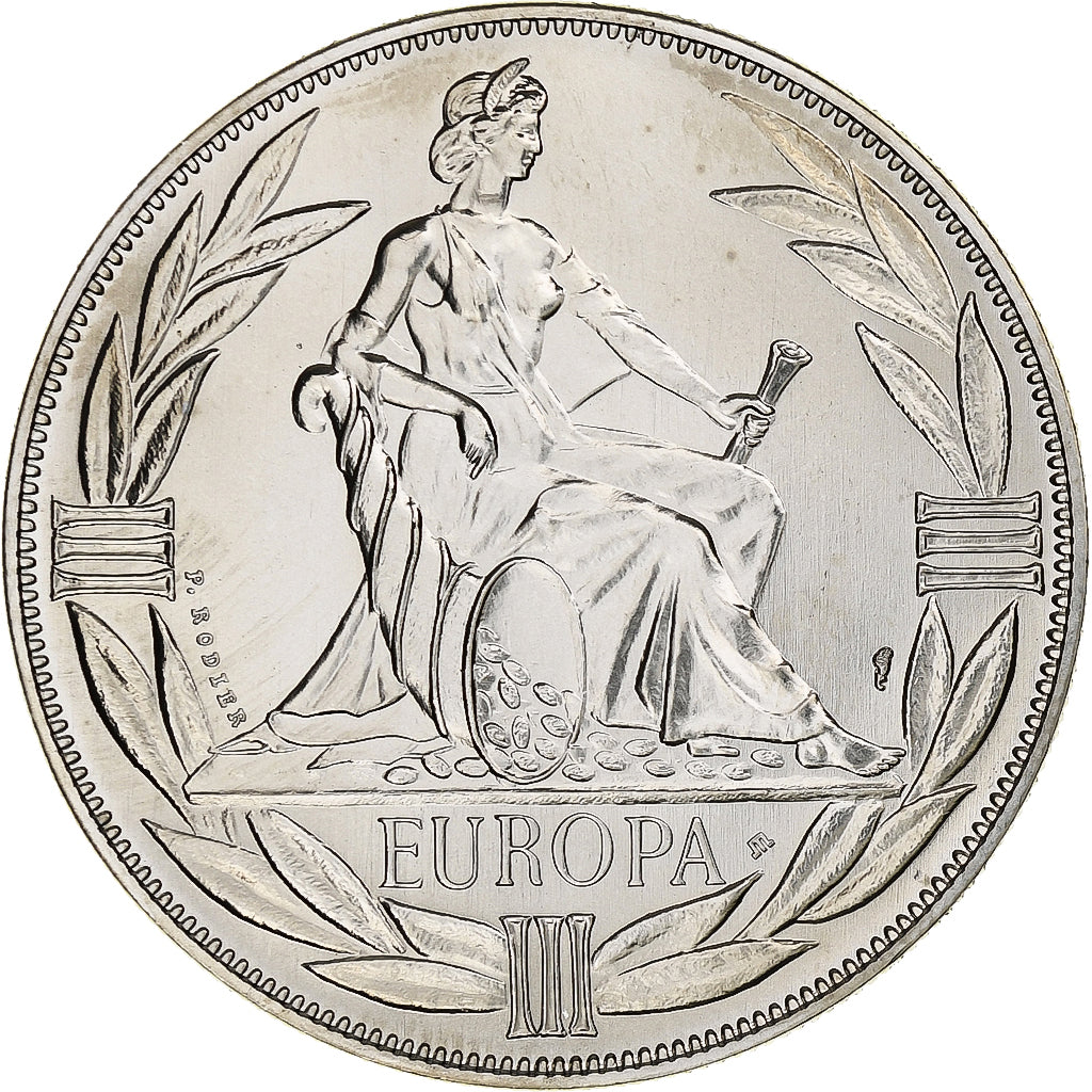 France, Médaille, Ecu Europa, Europe Assise, 1984, Rodier, FDC, Cupro-nickel