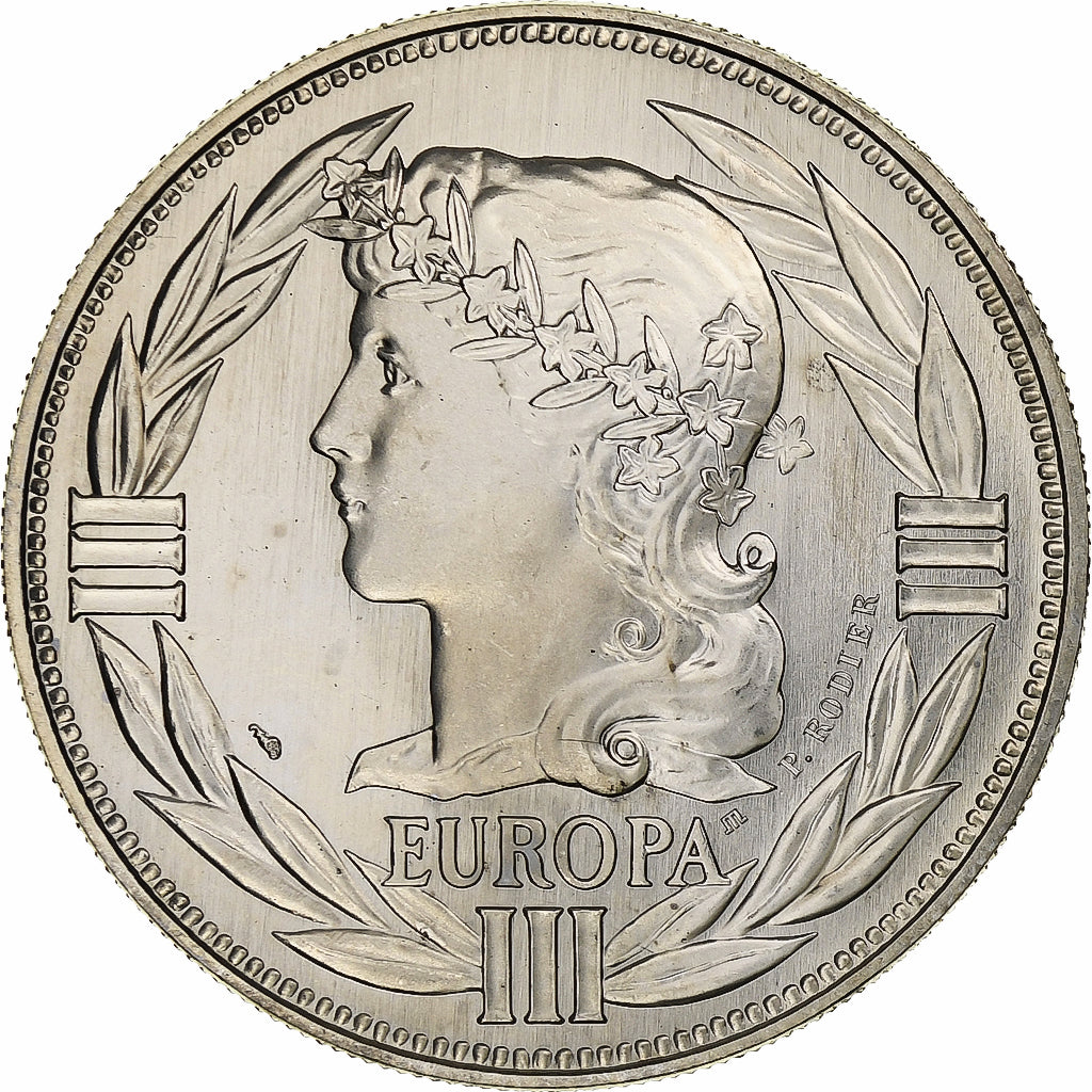 France, Medal, Ecu Europa, Marianne, 1988, Rodier, MS(64), Copper-nickel
